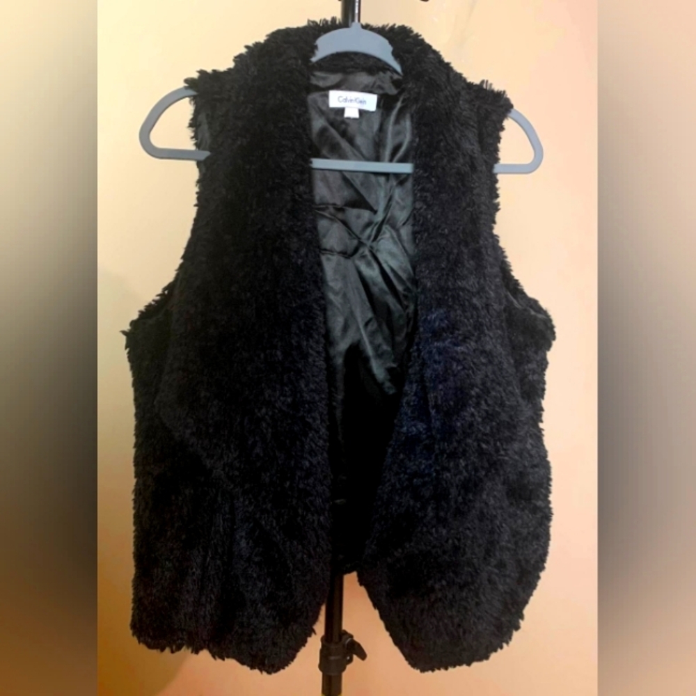 Calvin Klein Faux Fur Vest